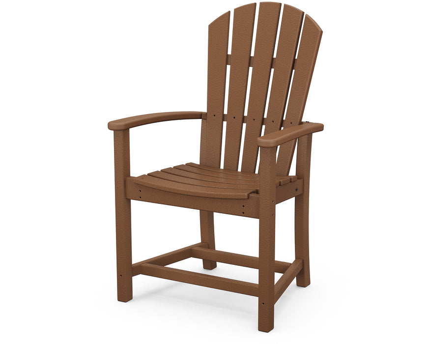 POLYWOOD Palm Coast Upright Adirondack Chair in Teak