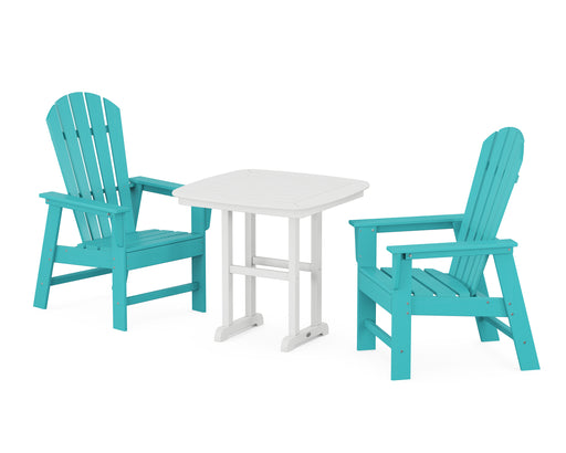 POLYWOOD South Beach 3-Piece Dining Set in Aruba image