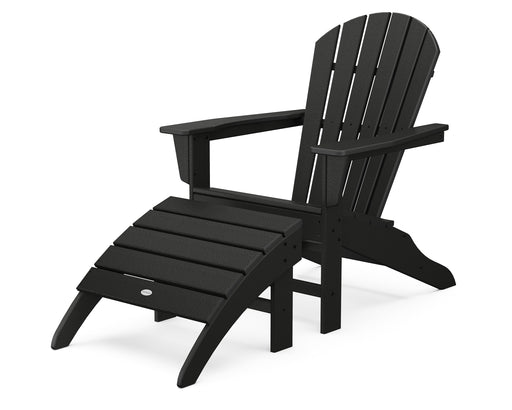 POLYWOOD South Beach Adirondack 2-Piece Set in Black image