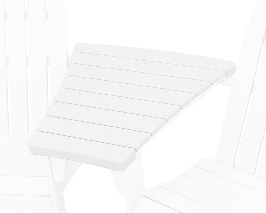 POLYWOOD 400 Series Angled Adirondack Connecting Table in White image