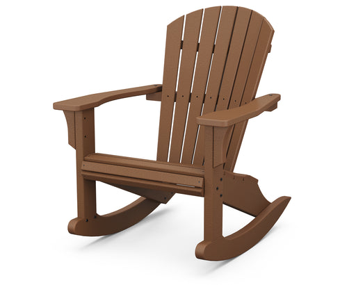 POLYWOOD Seashell Rocking Chair in Teak image