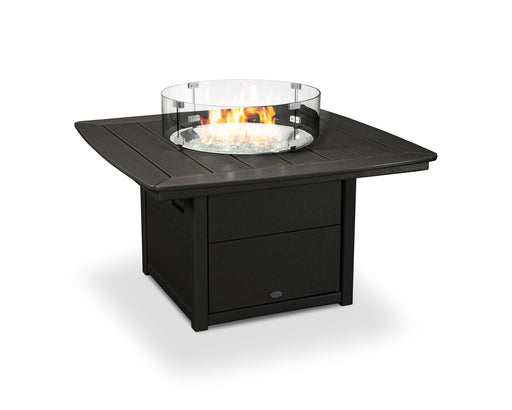 POLYWOOD Nautical 42" Fire Pit Table in Black image