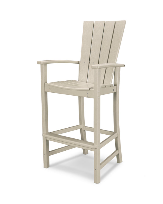 POLYWOOD Quattro Adirondack Bar Chair in Sand