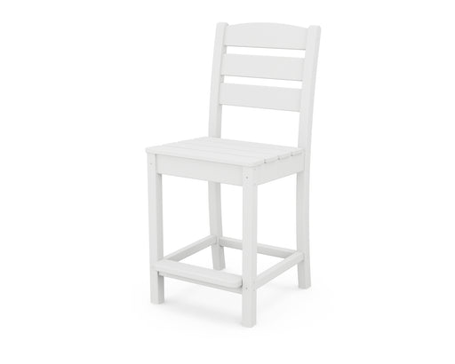 POLYWOOD Lakeside Counter Side Chair in White image