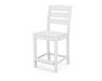 POLYWOOD Lakeside Counter Side Chair in White image