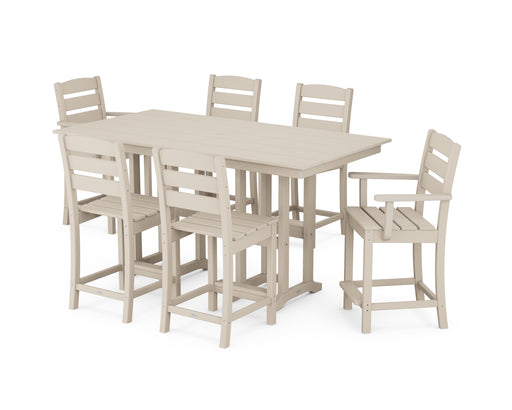 POLYWOOD Lakeside 7-Piece Counter Set in Sand image