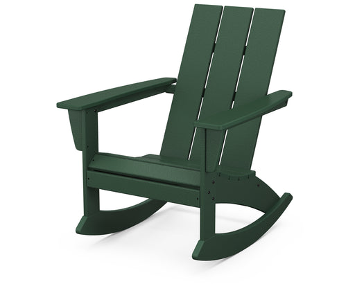 POLYWOOD Modern Adirondack Rocking Chair in Green image