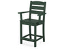 POLYWOOD Lakeside Counter Arm Chair in Green image