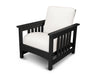 POLYWOOD Mission Chair in Black / Bird's Eye image