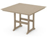 POLYWOOD Farmhouse Trestle 59" Bar Table in Vintage Sahara image