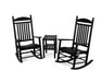 POLYWOOD Jefferson 3-Piece Rocker Set in Black image