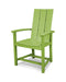 POLYWOOD Modern Adirondack Dining Chair in Lime image