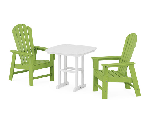 POLYWOOD South Beach 3-Piece Dining Set in Lime image