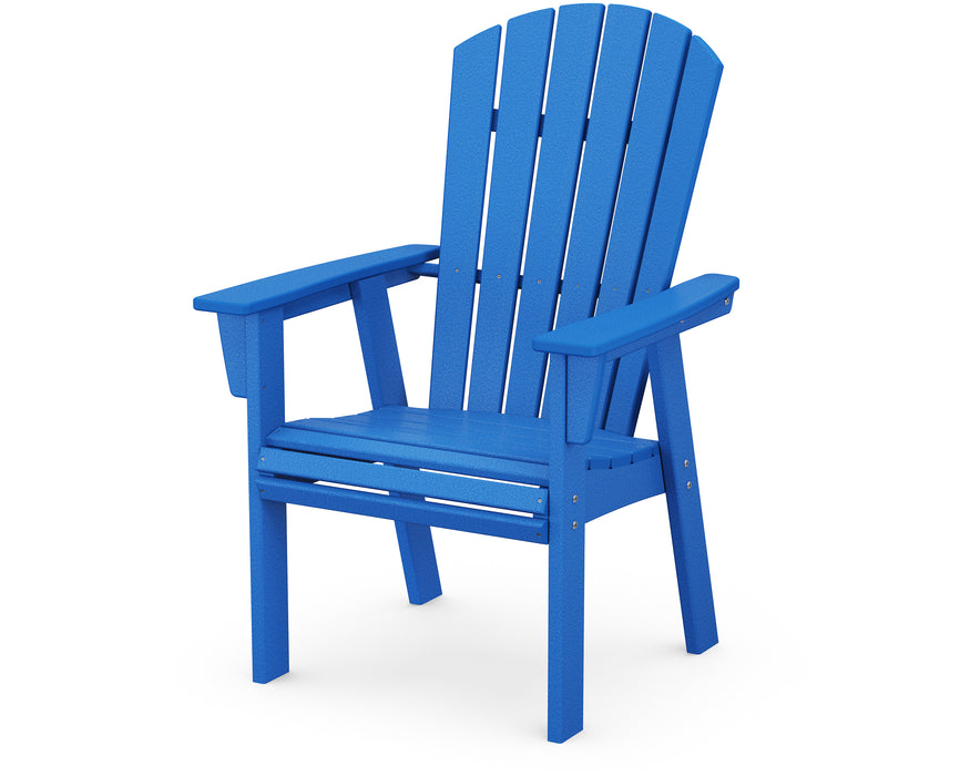 POLYWOOD Nautical Curveback Upright Adirondack Chair in Pacific Blue image