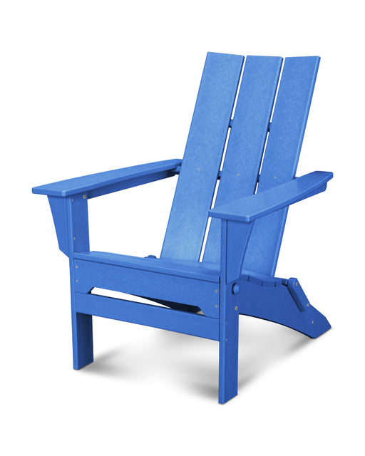 POLYWOOD Modern Folding Adirondack in Pacific Blue image