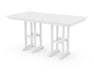 POLYWOOD Farmhouse 37" x 72" Counter Table in White image