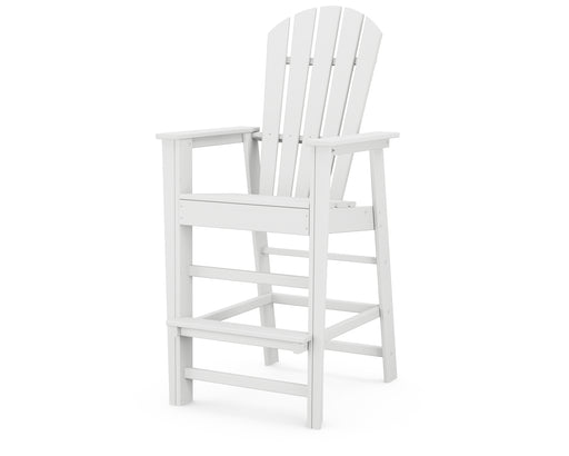 POLYWOOD South Beach Bar Chair in White image