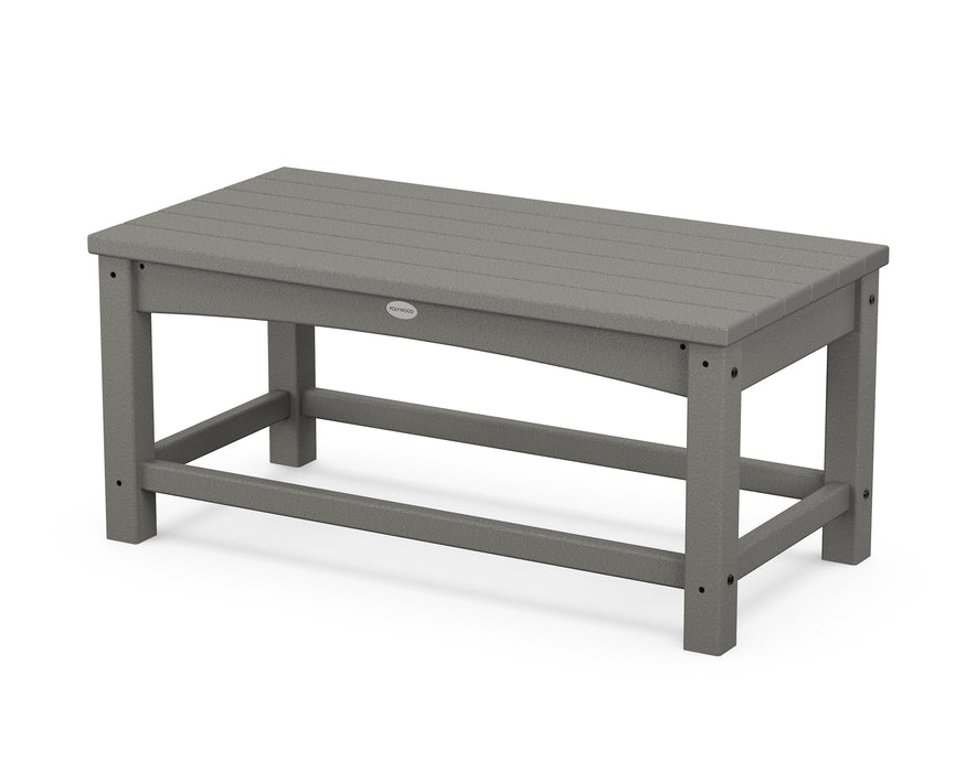 POLYWOOD Club Coffee Table in Slate Grey