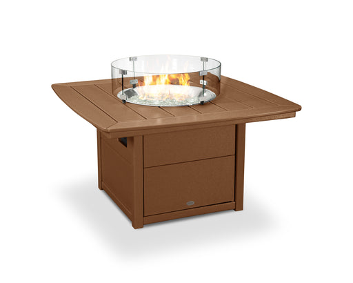 POLYWOOD Nautical 42" Fire Pit Table in Teak image