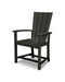 POLYWOOD Quattro Adirondack Dining Chair in Black image