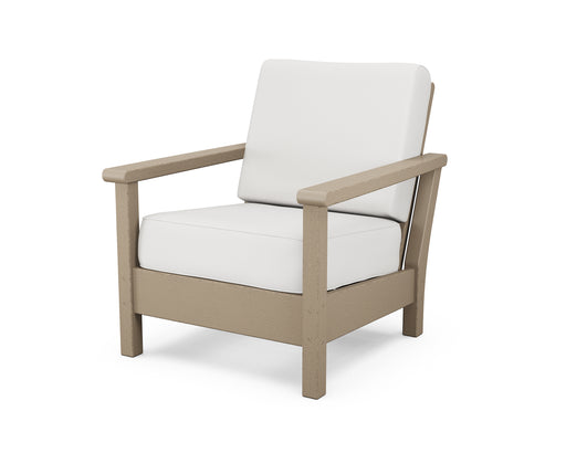 POLYWOOD Harbour Deep Seating Chair in Vintage Sahara / Natural Linen image