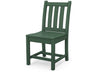 POLYWOOD Traditional Garden Dining Side Chair in Green image