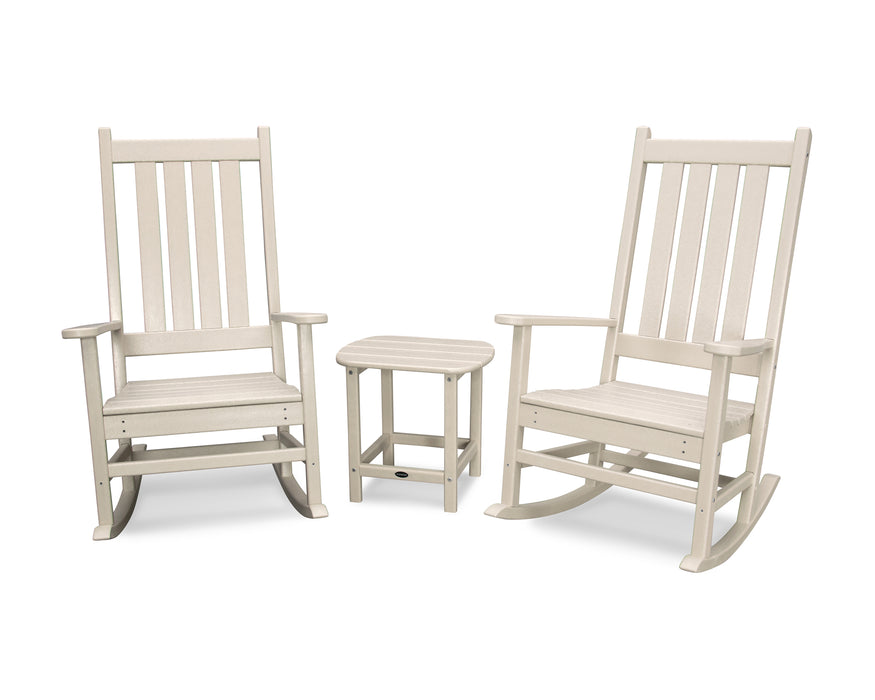 POLYWOOD Vineyard 3-Piece Rocking Set in Sand