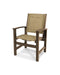 POLYWOOD Coastal Dining Chair in Teak / Burlap Sling image