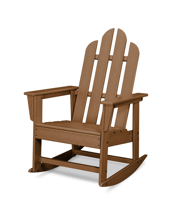 POLYWOOD Long Island Rocking Chair in Teak