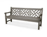 POLYWOOD Rockford 72" Chippendale Bench in Slate Grey image