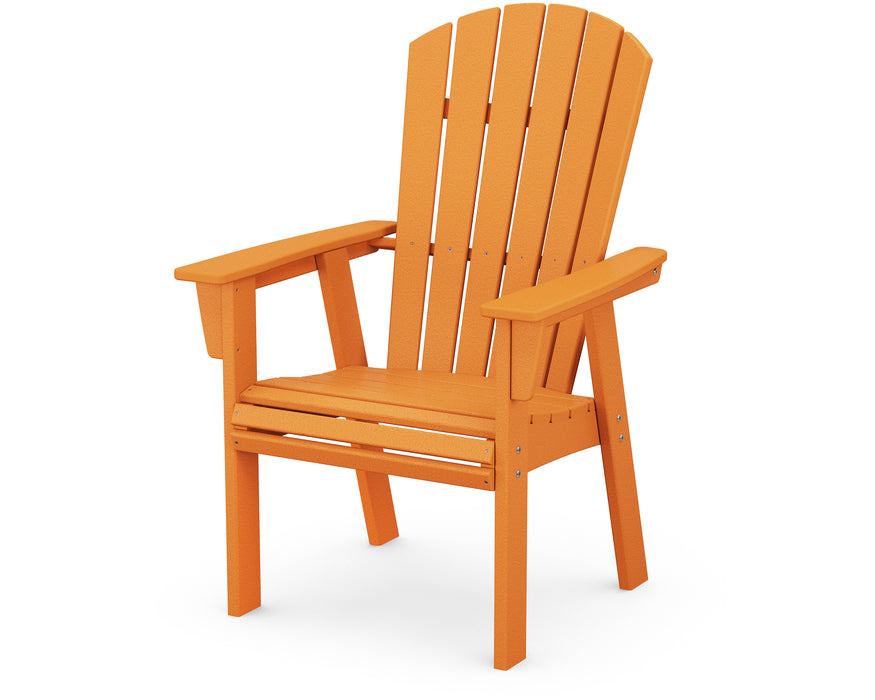 POLYWOOD Nautical Curveback Upright Adirondack Chair in Tangerine image