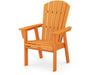 POLYWOOD Nautical Curveback Upright Adirondack Chair in Tangerine image
