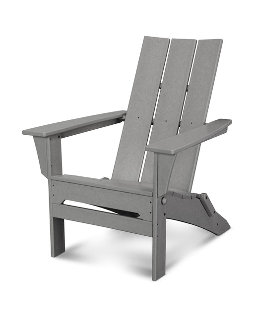 POLYWOOD Modern Folding Adirondack in Slate Grey image