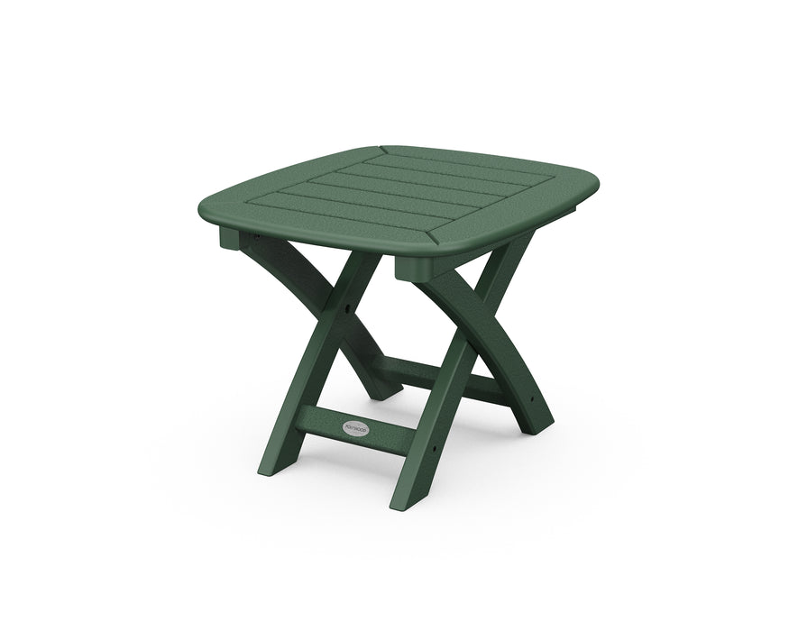 POLYWOOD Nautical 21" x 18" Side Table in Green image