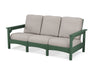 POLYWOOD Club Sofa in Green / Weathered Tweed image