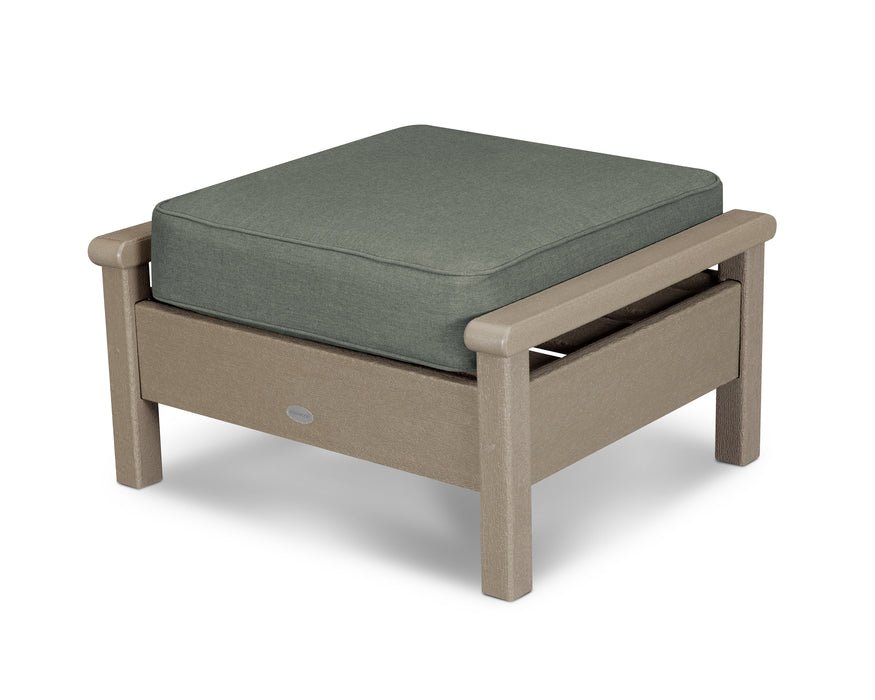 POLYWOOD Harbour Deep Seating Ottoman in Vintage Sahara / Cast Sage image