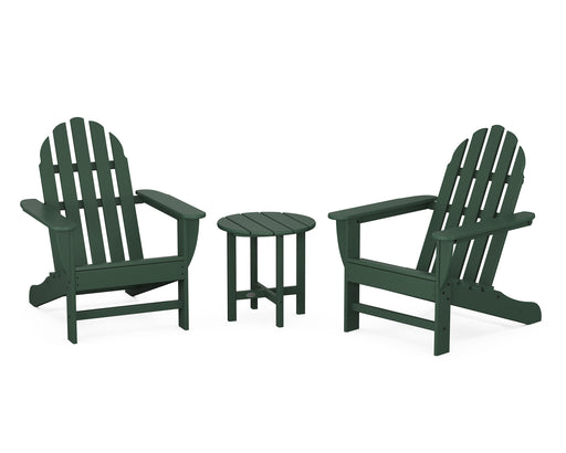 POLYWOOD Classic Adirondack 3-Piece Set in Green image