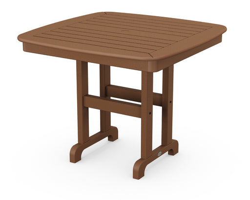 POLYWOOD Nautical 37" Dining Table in Teak image