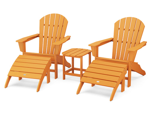 POLYWOOD South Beach Adirondack 5-Piece Set in Tangerine image