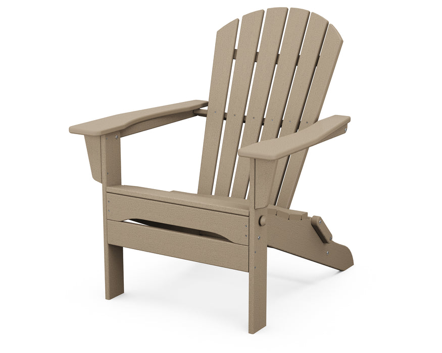 POLYWOOD South Beach Folding Adirondack Chair in Vintage Sahara image