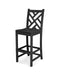 POLYWOOD Chippendale Bar Side Chair in Black image