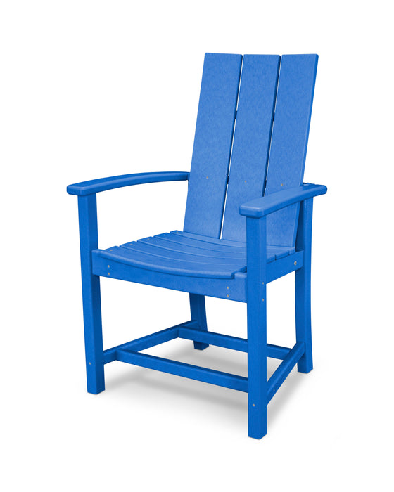 POLYWOOD Modern Adirondack Dining Chair in Pacific Blue image