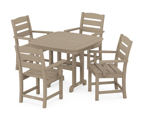 POLYWOOD Lakeside 5-Piece Dining Set in Vintage Sahara image