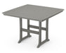 POLYWOOD Nautical Trestle 59" Bar Table in Slate Grey image