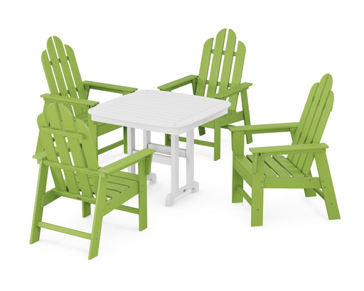 POLYWOOD Long Island 5-Piece Dining Set in Lime image