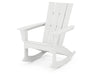 POLYWOOD Quattro Adirondack Rocking Chair in White image