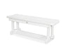 POLYWOOD Park 48" Backless Bench in White image