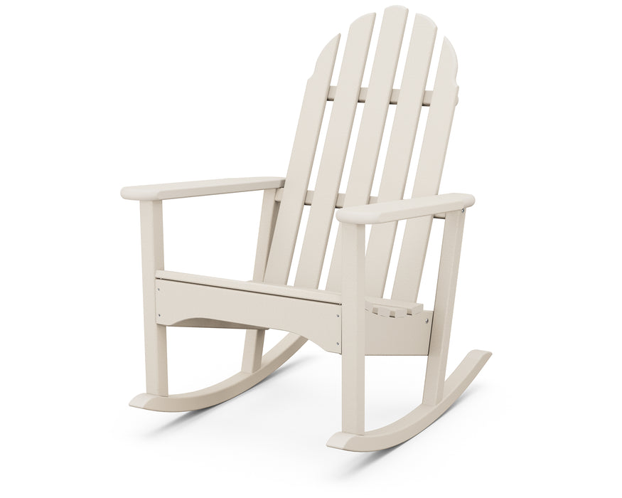 POLYWOOD Classic Adirondack Rocking Chair in Sand