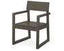 POLYWOOD EDGE Dining Arm Chair in Vintage Coffee image