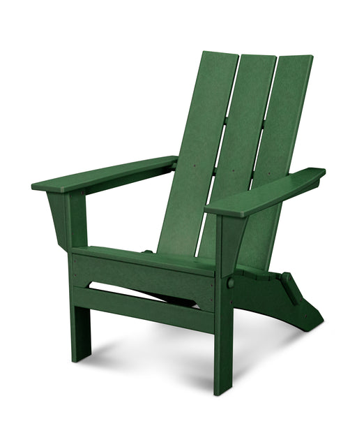 POLYWOOD Modern Folding Adirondack in Green image